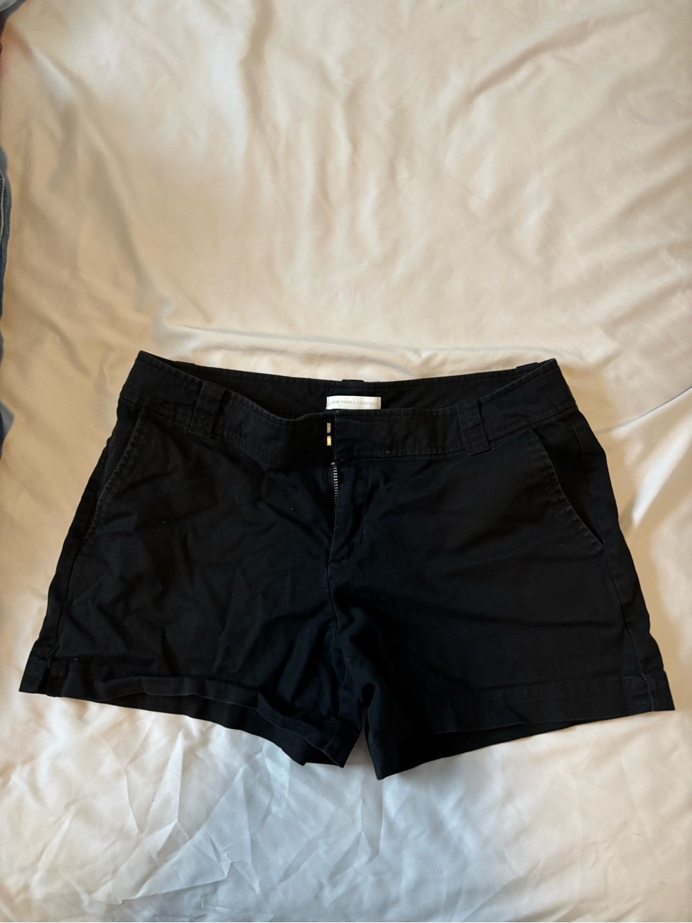 New York & Company Black Bermuda Shorts - Tailored Casual